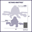 Octavie Octopus Knottie® Plush Dog Toy