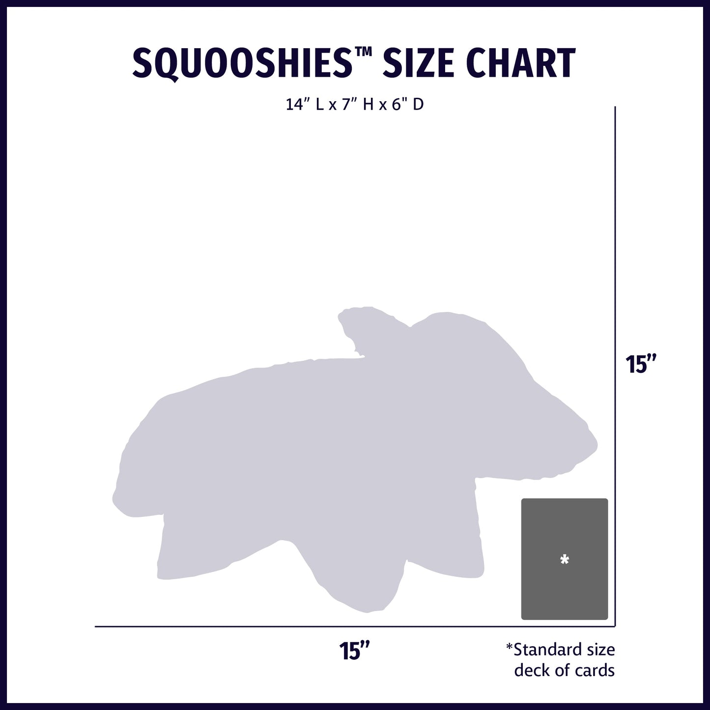 Squooshie™ Fox Plush Dog Toy