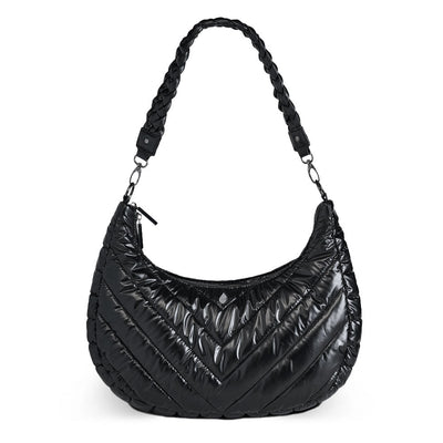 Black Pearl Half Moon HydroHobo® Bag- bottle included