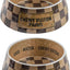 Haute Diggity Dog Chewy Vuiton Dog Bowl Set | BPA-Free, Non-Skid (2-Pack)