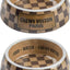 Haute Diggity Dog Chewy Vuiton Dog Bowl Set | BPA-Free, Non-Skid (2-Pack)
