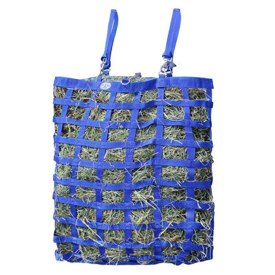 Three-Sided Premium Slow Feeder Hay Bag – 3" x 2" Rectangular Openings – Balanced Feeding | Super Tough Bottom – 6-Month Warranty