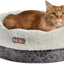 Heated Cat Bed with Removable Warmer, Soft Snuggle Cup, Washable, 14x18