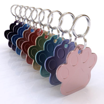 HyperLite Paw Dog ID Tag with Engraving