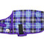 Derby Originals Ruff Pup Arctic Purple Plaid Dog Coat – 1200D Waterproof Ripstop, 150g Insulated Winter Jacket, Breathable 3-Layer Design, Adjustable Fit, 2-Year Warranty