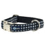 Houndstooth Black and White Velvet Essential Dog Collar