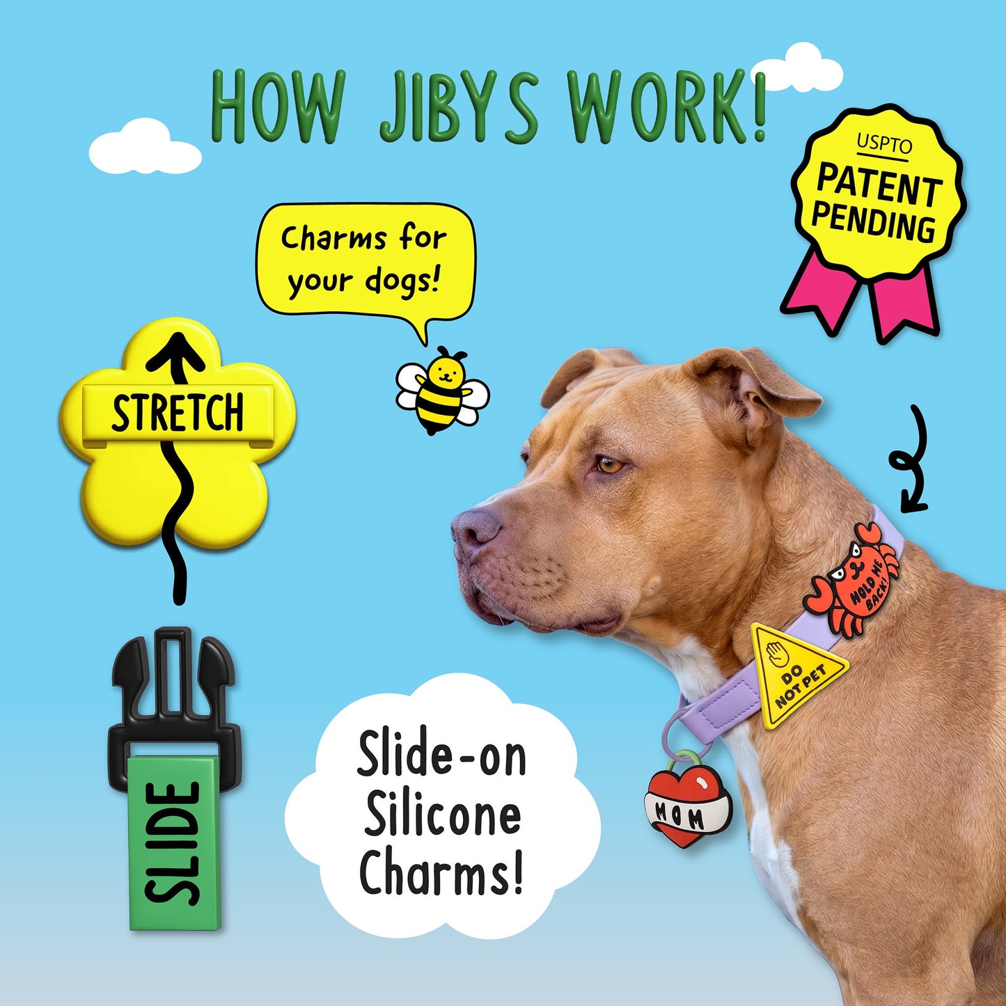 Suns Out Jiby Dog Charm
