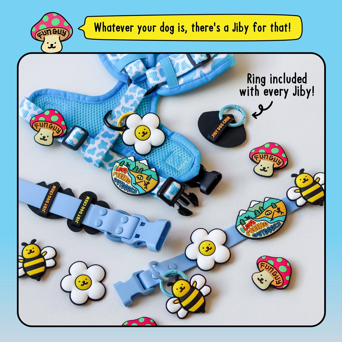 Ice Cream Jiby Dog Charm