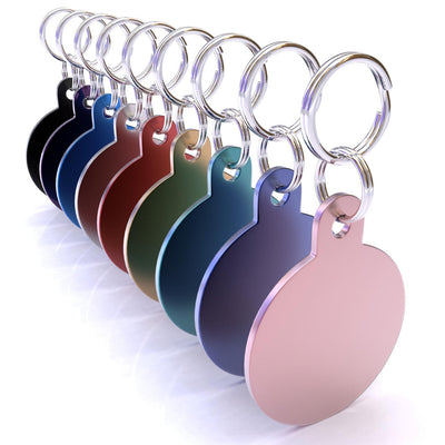 HyperLite Circle Dog ID Tag with Engraving