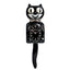 Retro Black Kitchen Edition Kit-Cat Klock