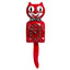 Retro Red Kitchen Edition Kit-Cat Klock