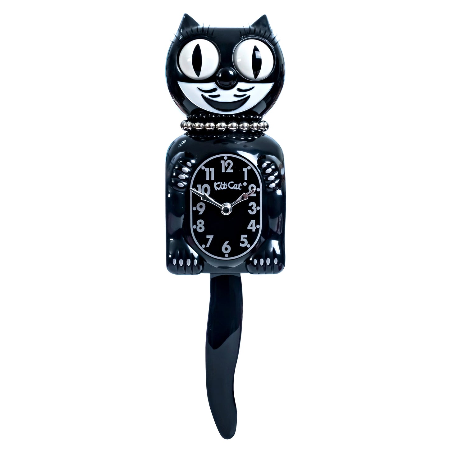Retro Black Lady Kitchen Edition Kit-Cat Klock