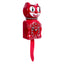 Retro Red Lady Kitchen Edition Kit-Cat Klock