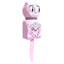 Retro Pink Lady Kitchen Edition Kit-Cat Klock