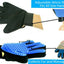 Mr. Peanut's 2 Pak HanD 259 Silicone Pins Pet Grooming Gloves