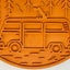Camp eMat - Enrichment Lick Mat For Dogs and Cats - with Suction Cups | Retro Van Design | USA Made