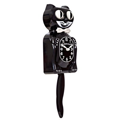 Classic Black Kitty-Cat Klock (12.75" high)