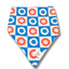 Red, White & Bloom Dog Bandana