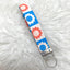 Red, White & Bloom Key Fob
