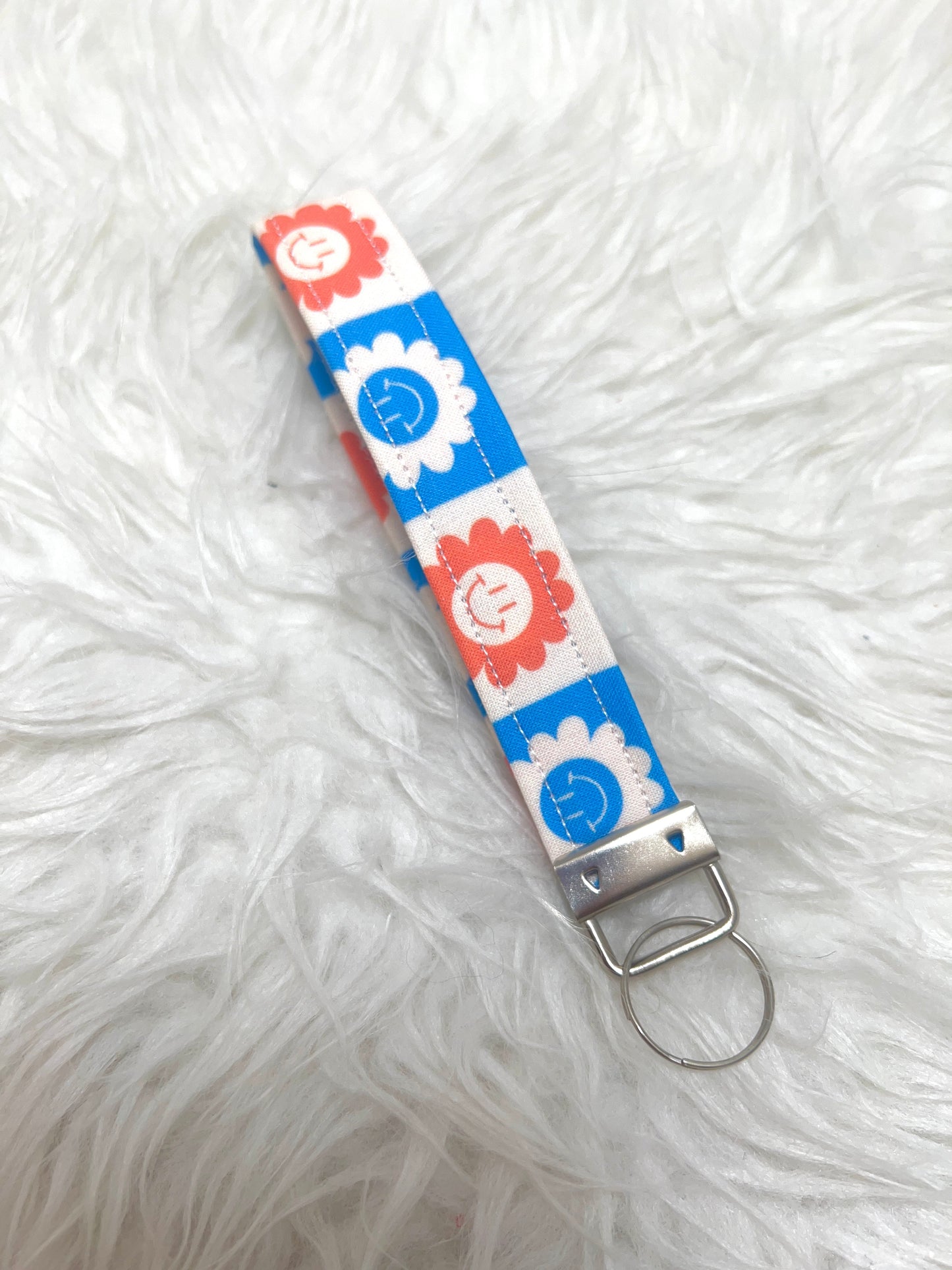 Red, White & Bloom Key Fob