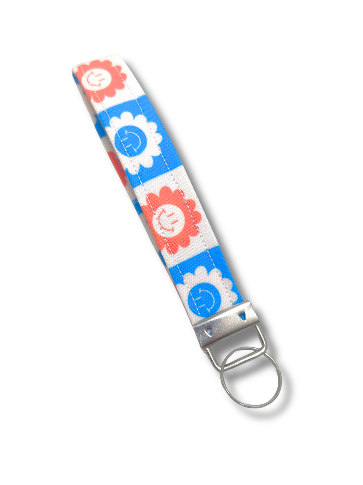 Red, White & Bloom Key Fob
