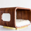 The LUNA Bed in Walnut