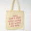 Ugh, Can I Just Stay Home & Be With My Dog Canvas Tote Bag