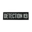 Detection K9 Laser Cut Reflective Morale Patch