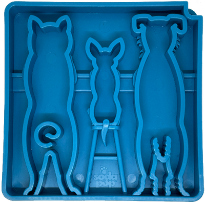 Waiting Dogs eTray - Shallow Slow Feeder Bowl for Enrichment | USA Made