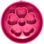Flower eBowl Deep Slow Feeder Dog Bowl for Enrichment | USA Made