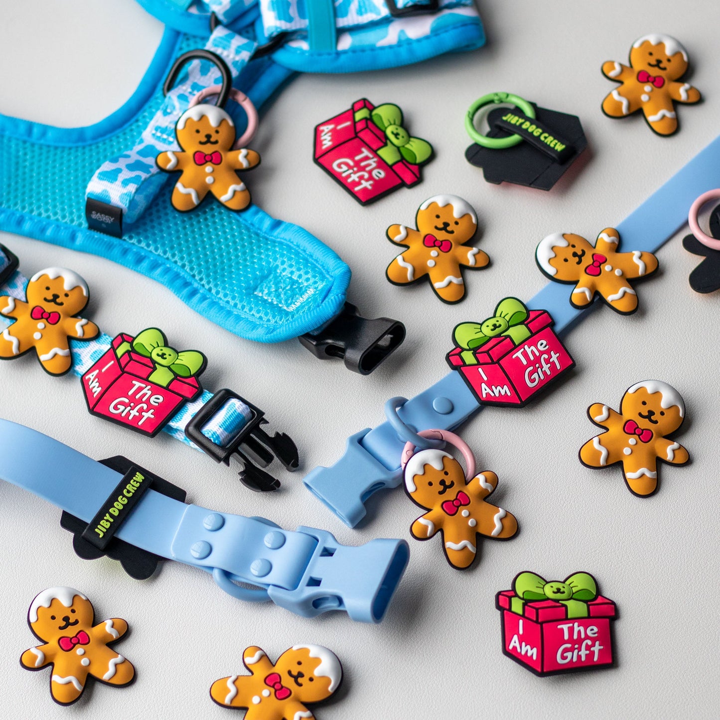 Carl the Gingerbro Jiby Dog Charm