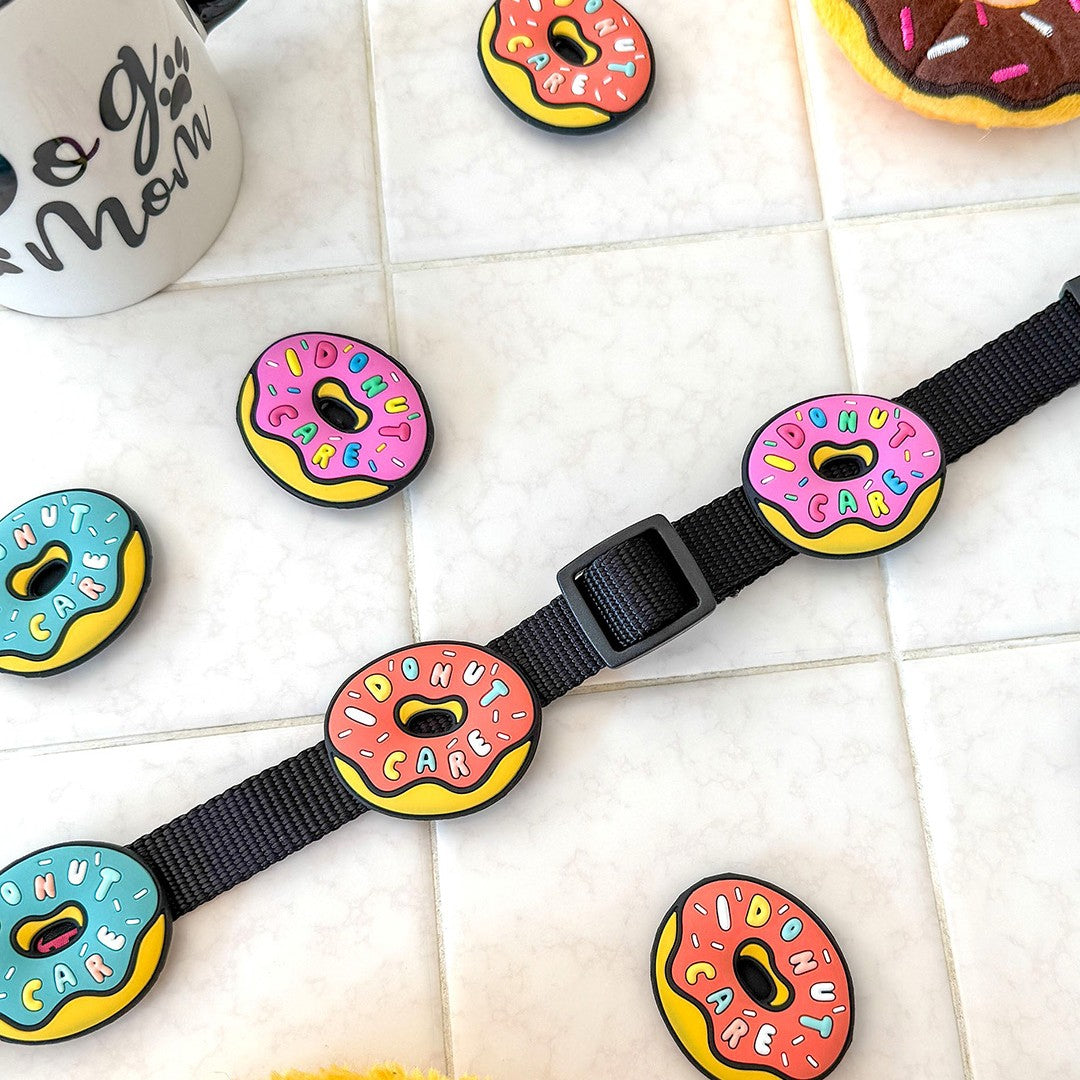I Donut Care Mint Jiby Dog Charm