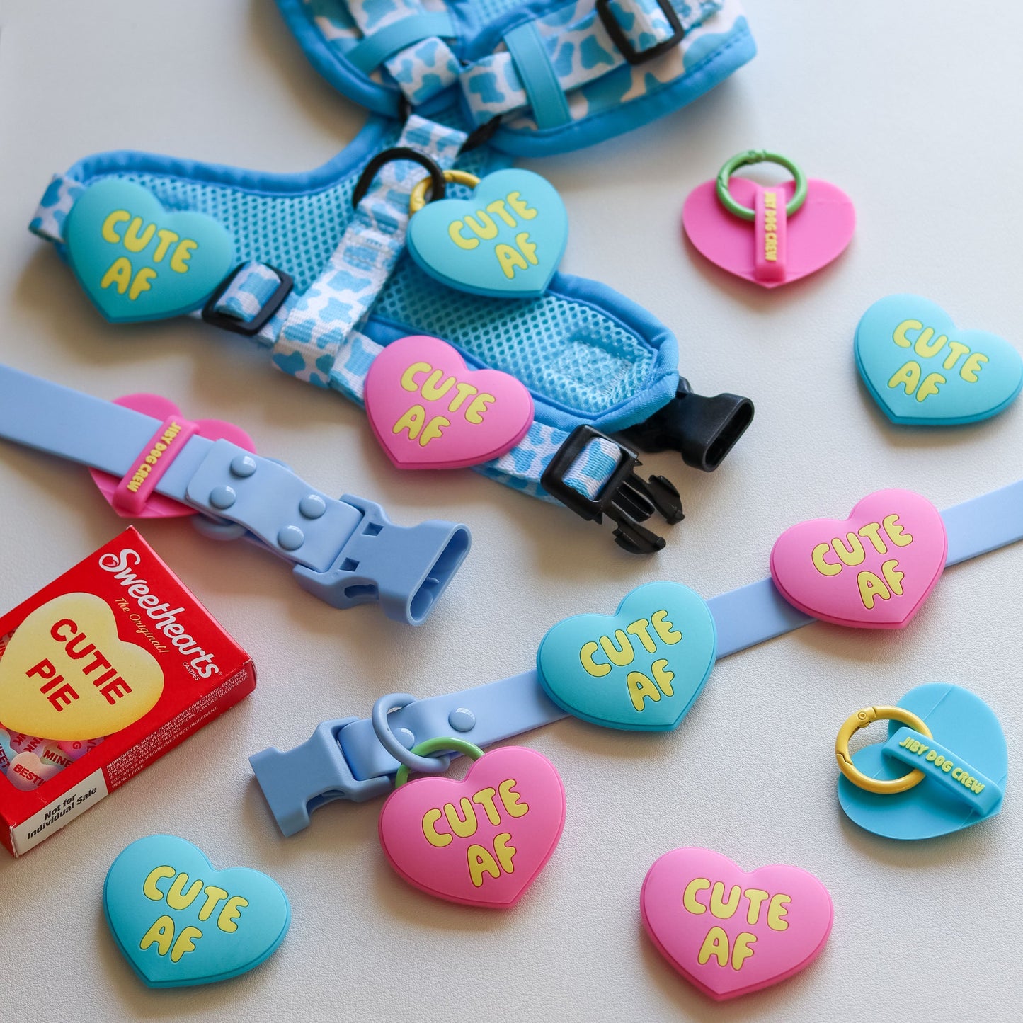 Cute AF Blue Jiby Dog Charm