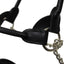 Derby Originals Rolled Leather Cattle Show Halter – Adjustable Fit with 48" Lead and 14" Chain, Small/Medium/Large – 1-Year Warranty