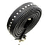 Derby Originals New and Improved Premium Show Spotted Flat Leather Cattle Show Halter, Small/Medium/Large, Adjustable Fit with 48" Lead and 14" Chain, Durable Hardware, 1-Year Warranty