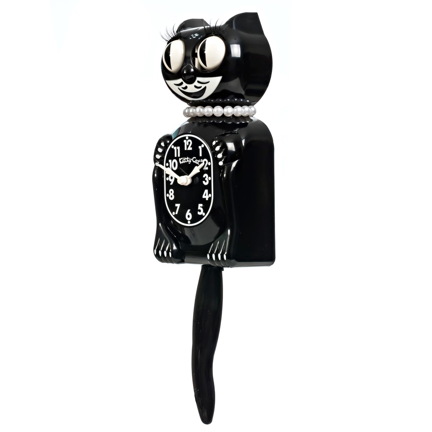 Classic Black Miss Limited Edition Kitty-Cat Klock (12.75" high)