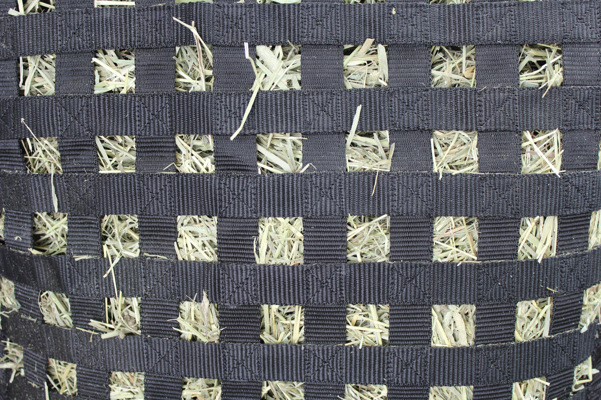 Ultra Slow Feed Hay Bag – 1" Square Openings – Maximum Feeding Time Extension – 6-Month Warranty | Super Tough Bottom