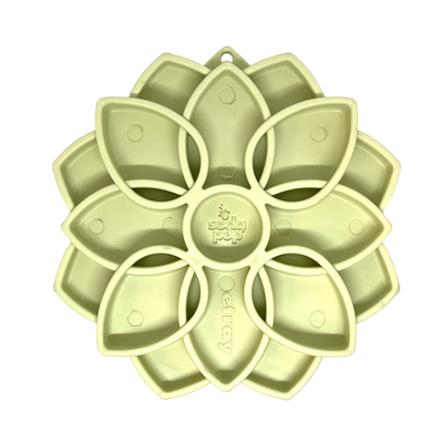 Mandala Softie eTray Shallow Slow Feeder Dog Bowl with Suction Cups |  USA Made