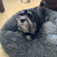 Mr. Peanut's 28" OrthoPlush® Pet Bed - Snowflake White Two Tone