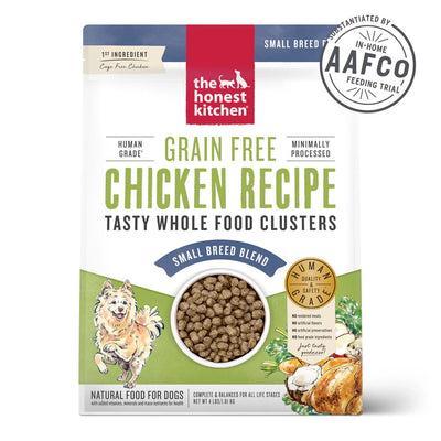 Honest Kitchen Clusters Small Breed Grain Free Chicken Dry Dog Food (4lb)