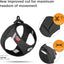 Curli Air Mesh Clasp Black Vest Harness