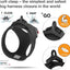 Curli Air Mesh Clasp Black Vest Harness