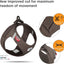 Curli Air Mesh Clasp Brown Vest Harness