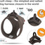 Curli Air Mesh Clasp Brown Vest Harness