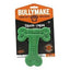 BullyMake Toss N' Treat T-Bone Dog Chew Toy, Mint Flavored