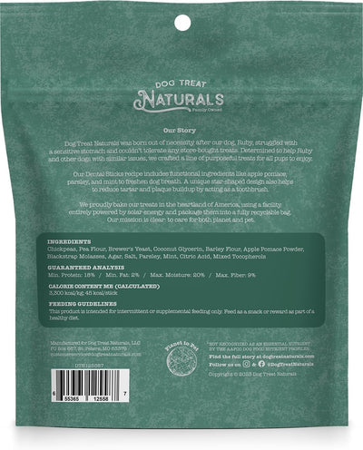 Dog Treat Naturals Chickpea & Mint Dental Sticks Dog Treats (10oz)