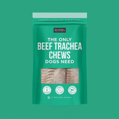 Natural Rapport The Only Beef Trachea Chews Dogs Need Dog Treats (3ct)