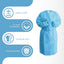 Pallet Disposable Isolation Gowns with Elastic Cuffs - 20 Cases (3,600 Gowns) Universal Size Level 2 SMS - Blue