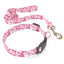 Island Floral Pink Dog Collar