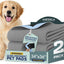 Katziela Quick-Drying Washable Pee Pads for Dogs With Hook & Loop Rectangular